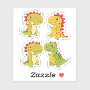 Sticker Dinosaures mignons