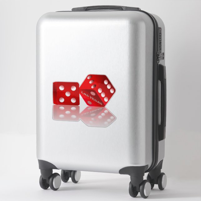 Sticker Dins de Las Vegas Craps (Sur valise)