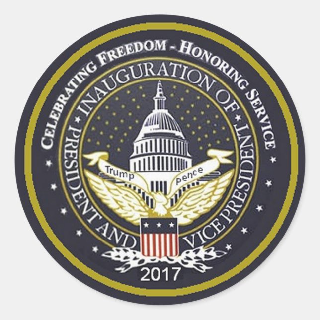 Sticker d'investiture TRUMP (Devant)