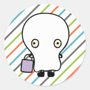 Sticker d'invitation pour les enfants Halloween Co