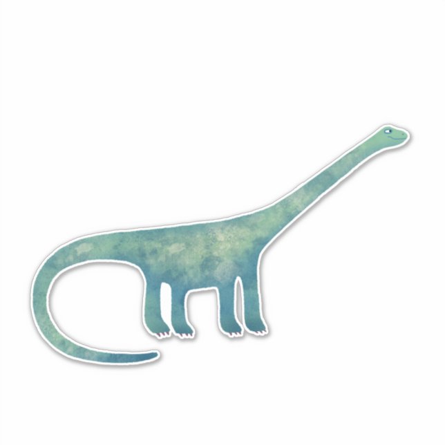 Sticker Diplodocus Dinosaur (Devant)