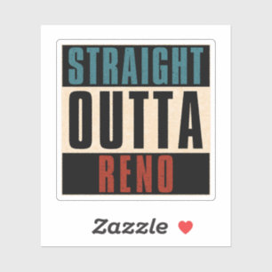 Sticker Direct Outta Reno Nevada NV