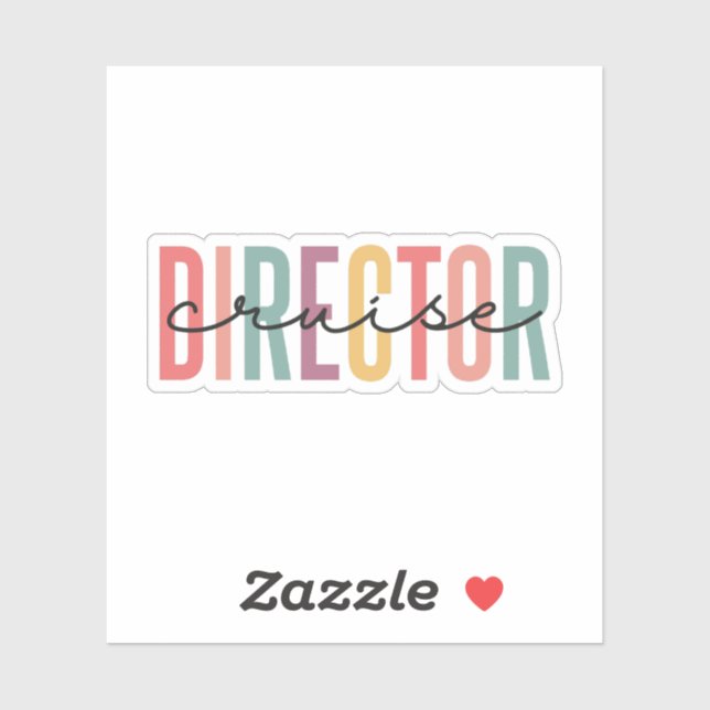 Sticker Directeur de croisière (Feuille)