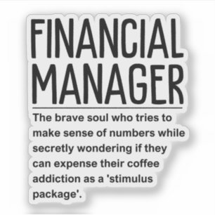 Sticker Directeur financier