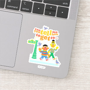 Sticker Directions de Bert et d'Ernie