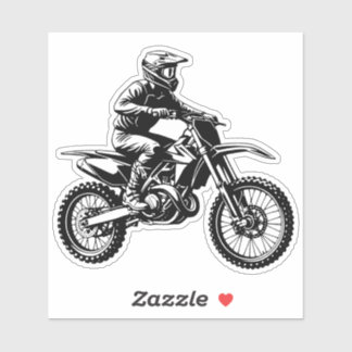 Sticker Dirt Bike Rider