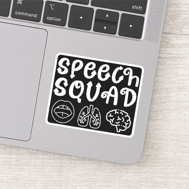 Sticker Discours Squad SLP Discours Langue Pathologiste Dr (Détail)