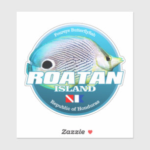 Sticker Dive Roatan Island (DD2)