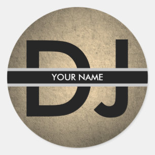 Sticker DJ Vintage moderne