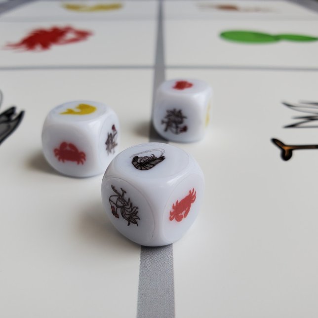 Sticker do-it-yourself dés de crabe de poisson crevé | Bai (Créateur téléchargé)