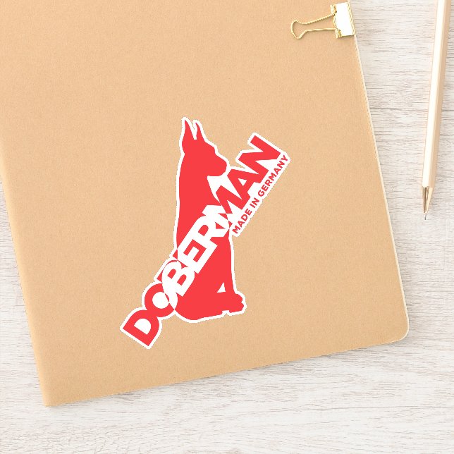 Sticker Doberman Made in Germany (Carnet)