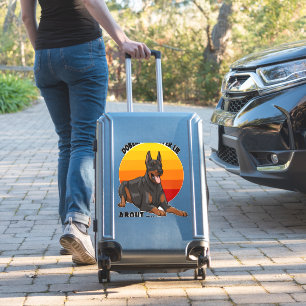 Sticker Doberman Ne Ment Jamais Sur Leur Amour