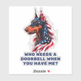 Sticker Doberman Pinscher