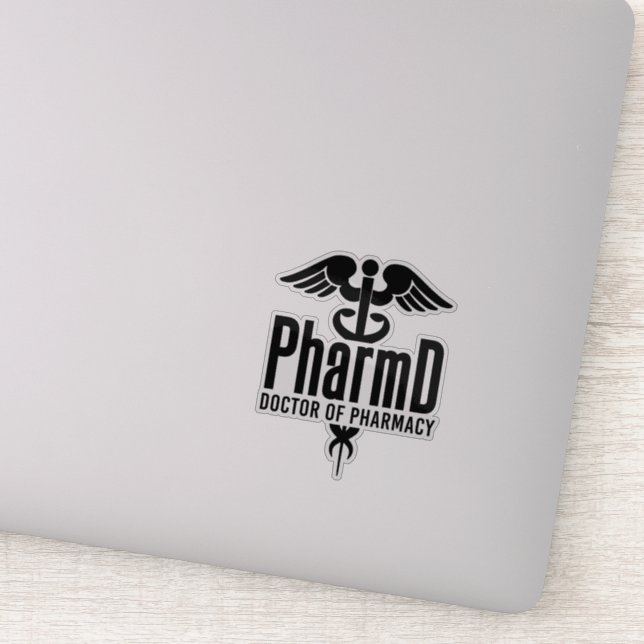 Sticker Docteur en pharmacie PharmD (Détail)
