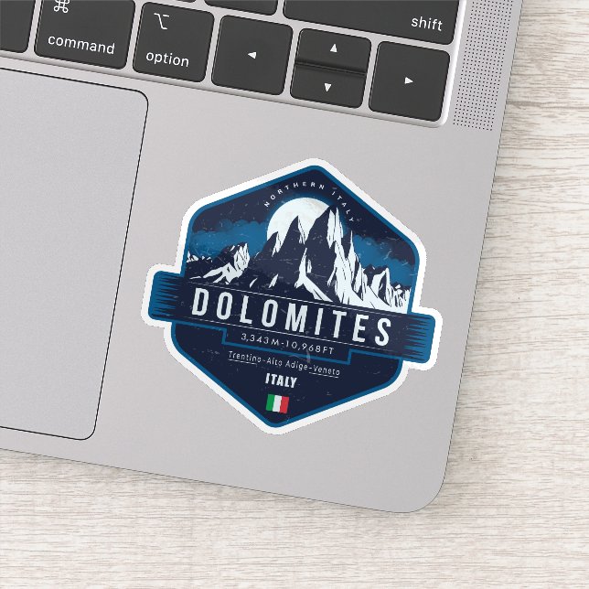 Sticker Dolomites , Italy (Détail)