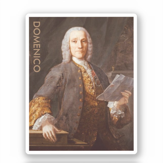 Sticker Domenico Scarlatti (Recto)