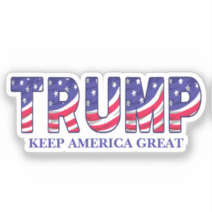 Sticker Donald Trump Garder l'Amérique grande montre cadea