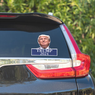 Sticker Donald Trump Photo Président 2024 Décal