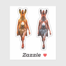 STICKER DONKEY PEOPLE