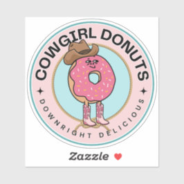 Sticker Donut, Drôle Sprinkings Roses