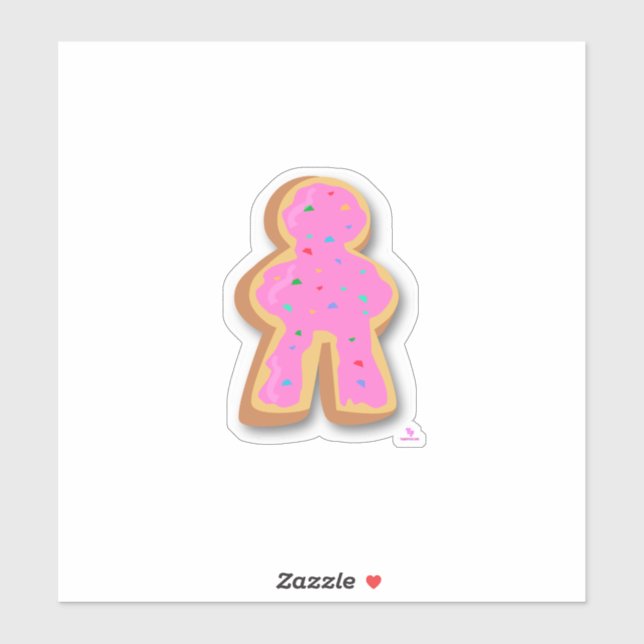 Sticker Donut Meeple Plaisir Jeu Conception mignonne (Feuille)