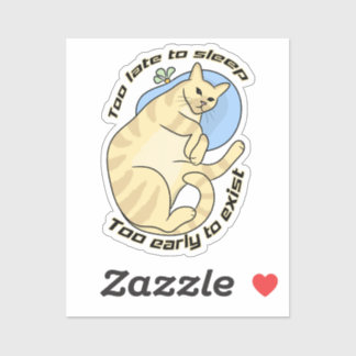 Sticker Dormir - Feline privée |