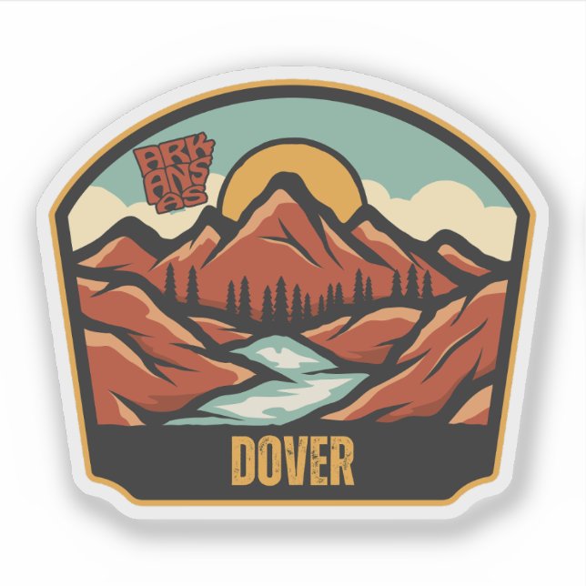 Sticker Douvres, Arkansas (Devant)