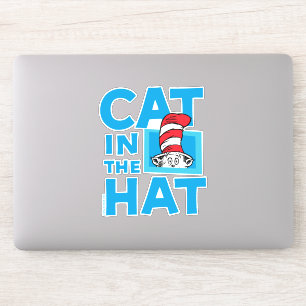 Sticker Dr Seuss   Chat dans le logo du Casquette