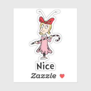 Sticker Dr Seuss   Cindy-Lou Qui est Nice