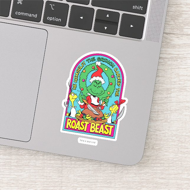 Sticker Dr Seuss | Graphique de la bête rôtie (Détail)
