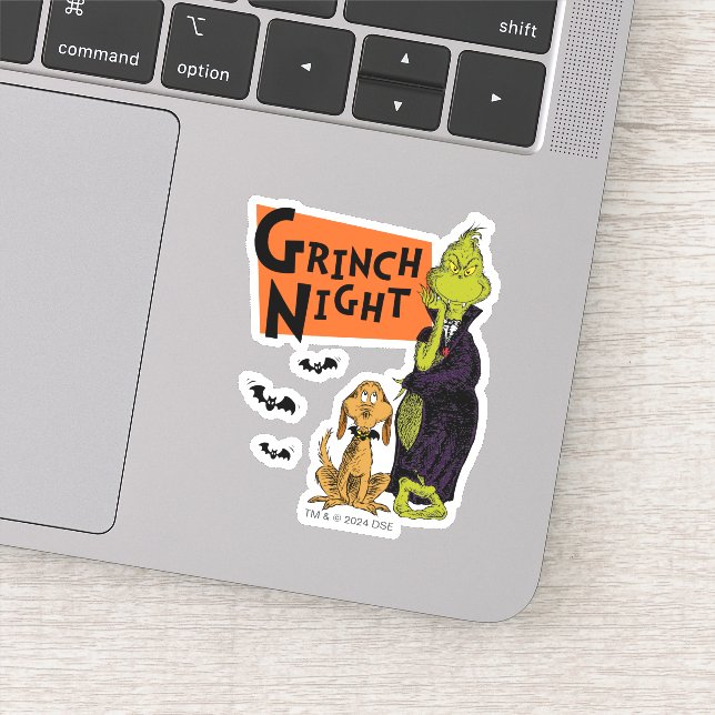Sticker Dr Seuss | Hallowen Grinch Night Graphic (Détail)