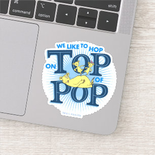 Sticker Dr Seuss   Nous Aimons Passer Au-Dessus De La Pop