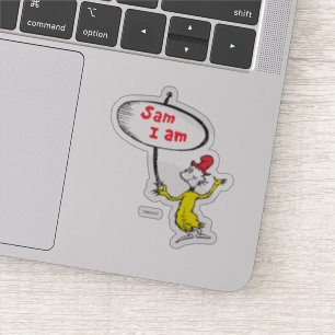 Sticker Dr Seuss Symbole de retenue Sam-I-Am