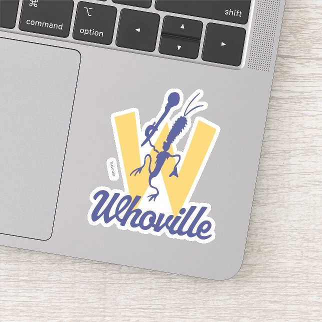 Sticker Dr Seuss | Who-ville W Logo (Détail)