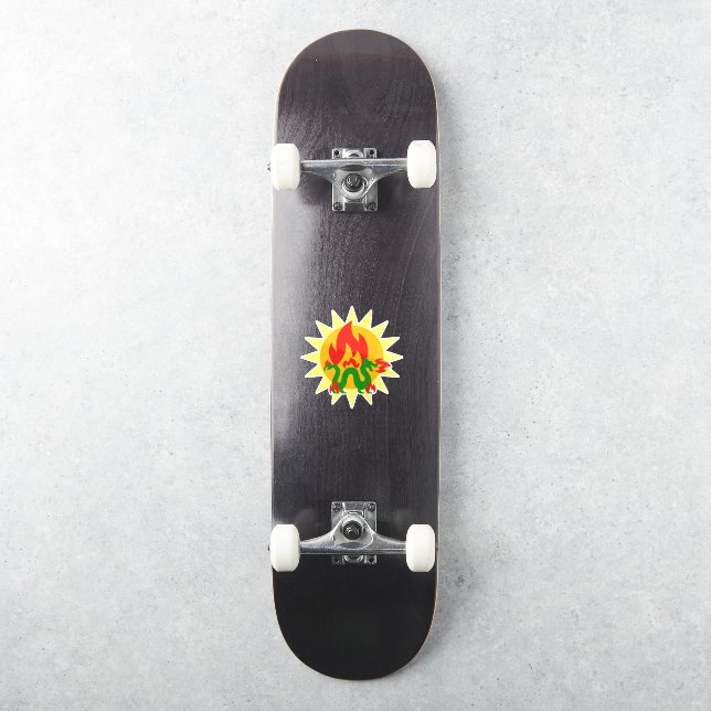 Sticker Dragon flamboyant (Skateboard)
