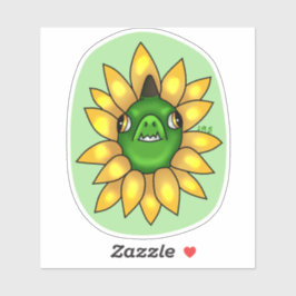 Sticker Dragon Marguerite Jaune
