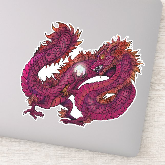 Sticker Dragon Pearl (Détail)