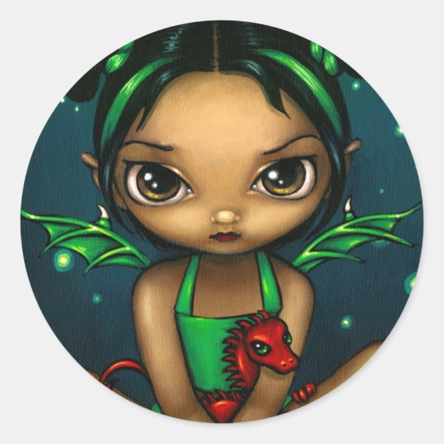 Sticker "Dragonling Vert" (Devant)