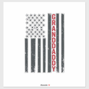 Sticker Drapeau américain Granddaddy Design patriotique vi