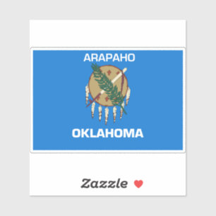 Sticker Drapeau Arapaho Oklahoma