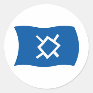 Sticker Drapeau Cheyenne Nord