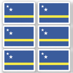 Sticker Drapeau curacien