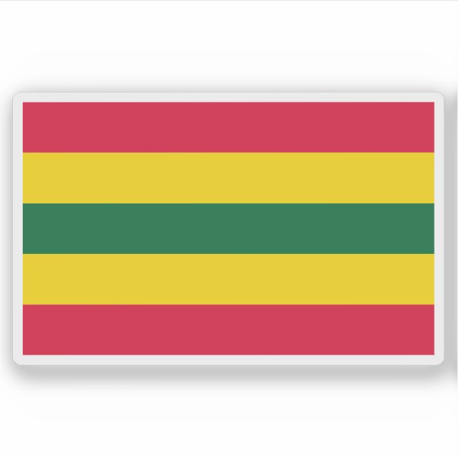 Sticker Drapeau d'Alger (Ottoman d'Al-Sharafi), Algérie (Devant)