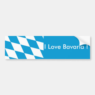 Sticker Drapeau de Bavière, Allemagne