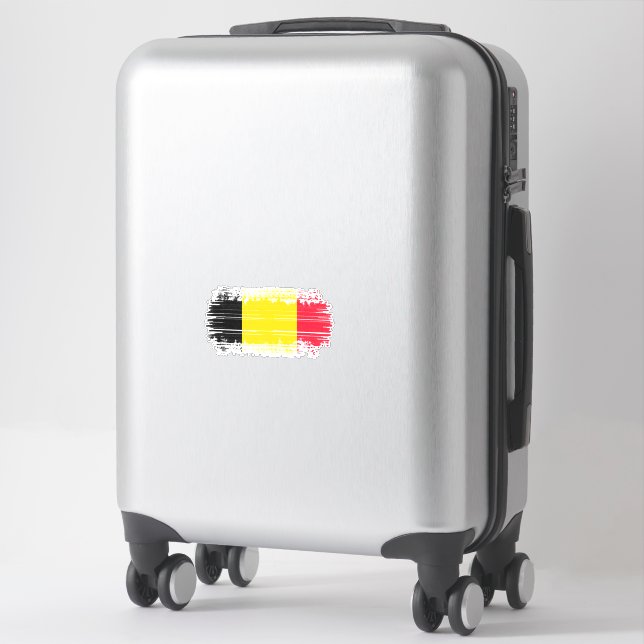 Sticker Drapeau de Belgique (Sur valise)
