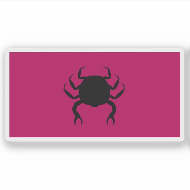 Sticker Drapeau de Courland (Naval), République de Gambie (Devant)