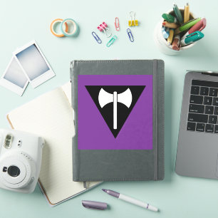 Sticker Drapeau de fierté lesbienne SlipperyJoe puissant s