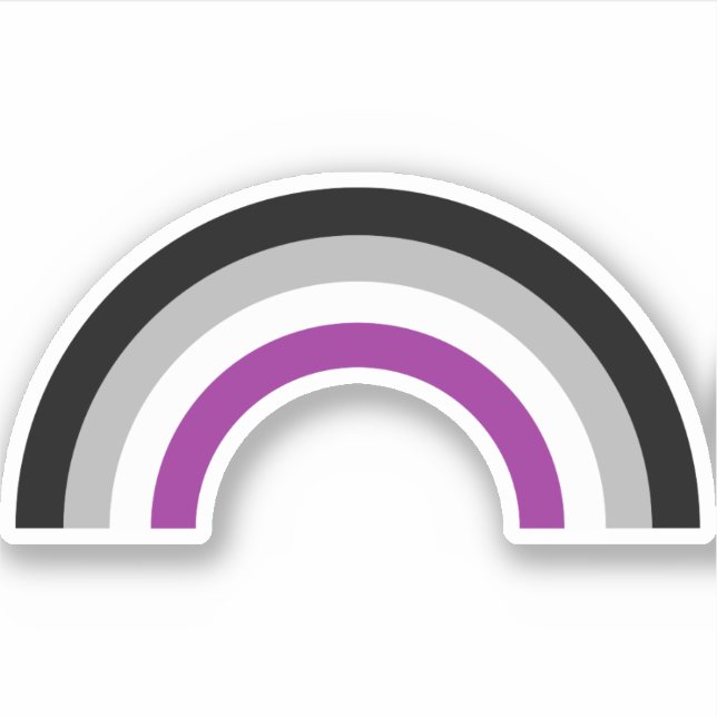 Sticker Drapeau de fierté sexuelle Arc-en-ciel (Devant)
