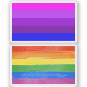 Sticker Drapeau de fierté transgenre alternatif