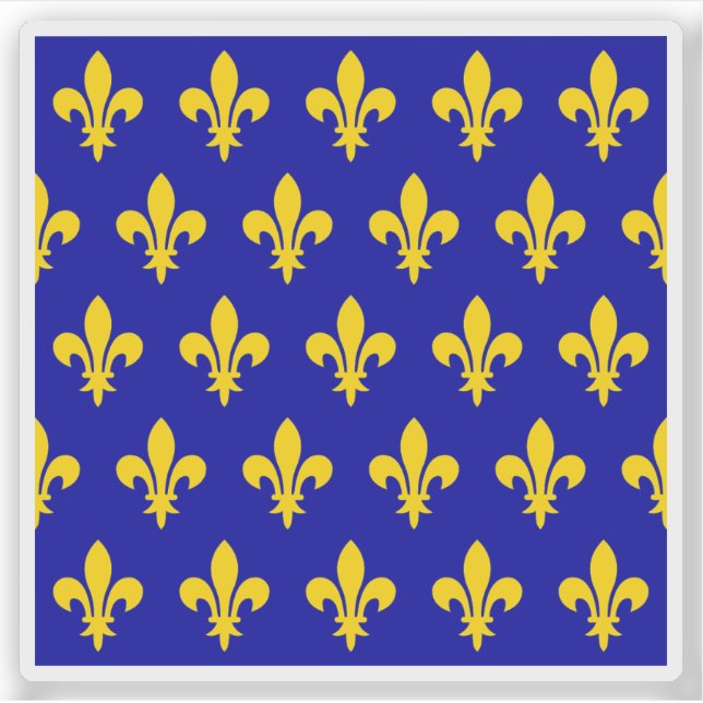 Sticker Drapeau de France (XII-XIII) (Devant)